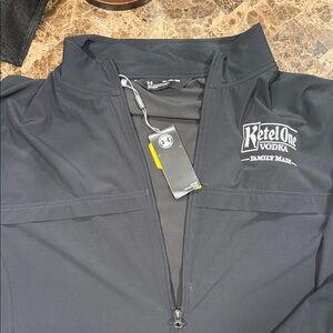 Under Armour Black Windbreaker with Logo